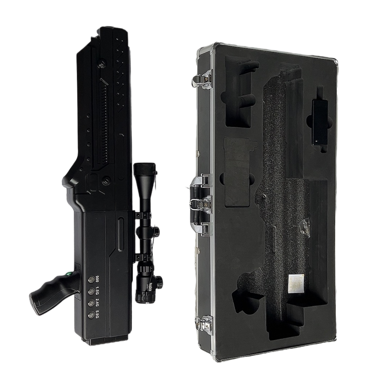  长城区手持便携式枪型低空防御反制四通道A型