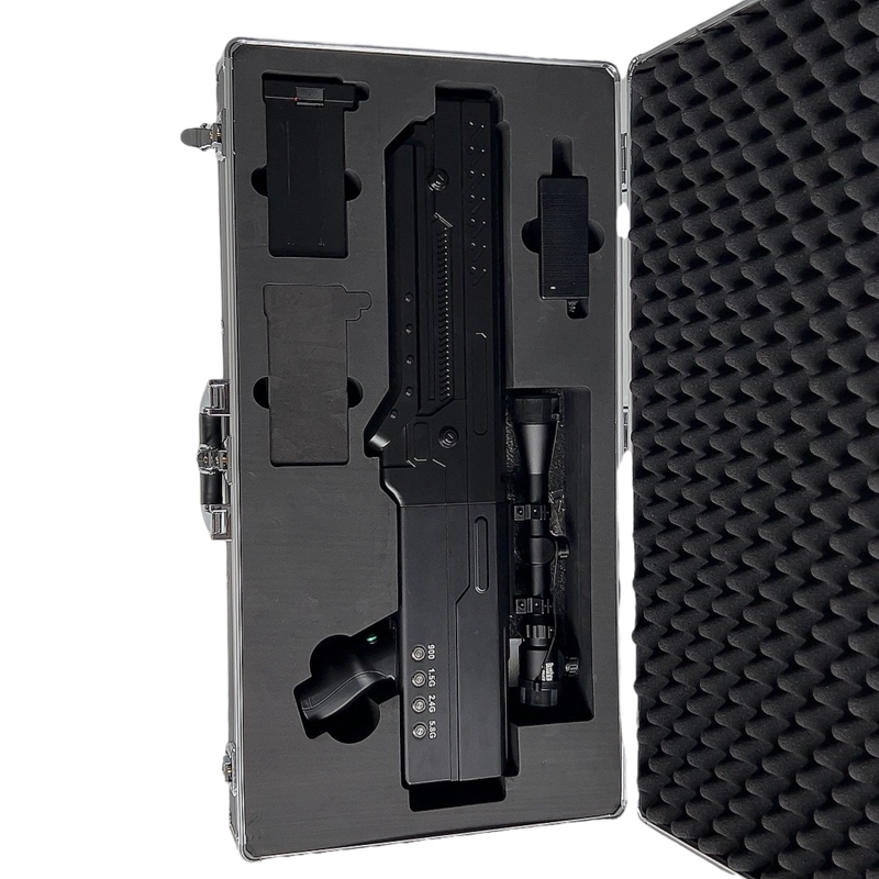  长城区手持便携式枪型低空防御反制四通道B型